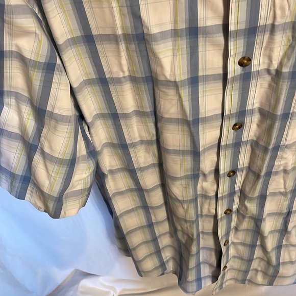 Cabela’s Men’s Blue Striped Button Up Casual Shirt Size XL - Picture 6 of 12